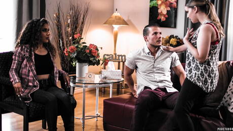 Pure Taboo are proud to present you with a xxx photos featuring Codi Vore and Codey Steele in porn scene with hot threesome